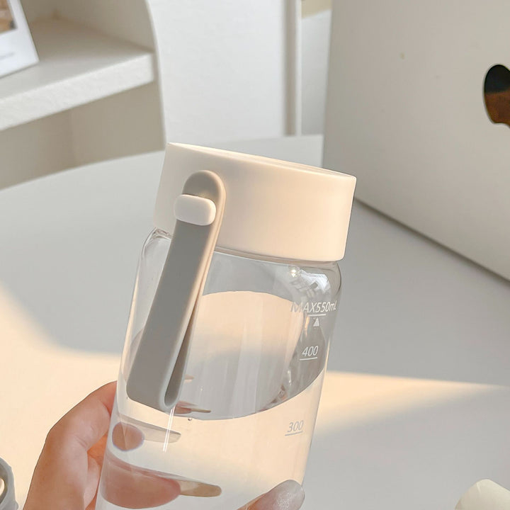 Women's BPA-free drinking bottle with smart lid from Kalsten