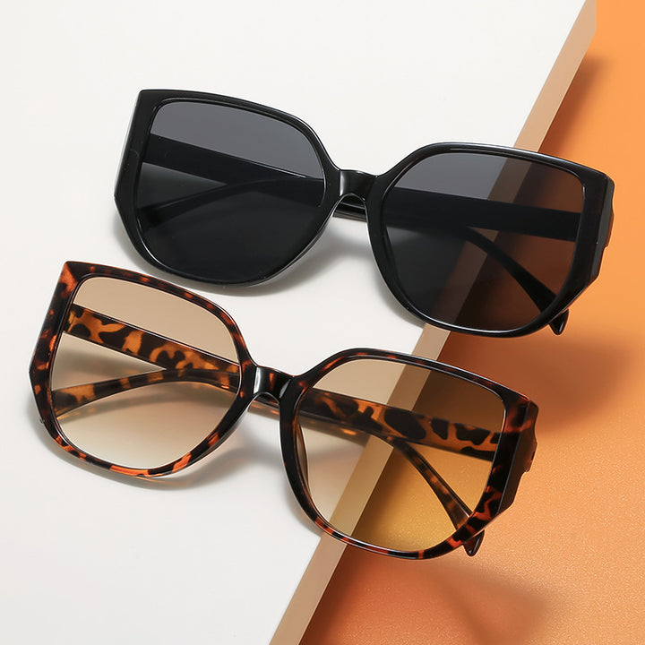 Oversized Geometric Frame Sunglasses Kalsten