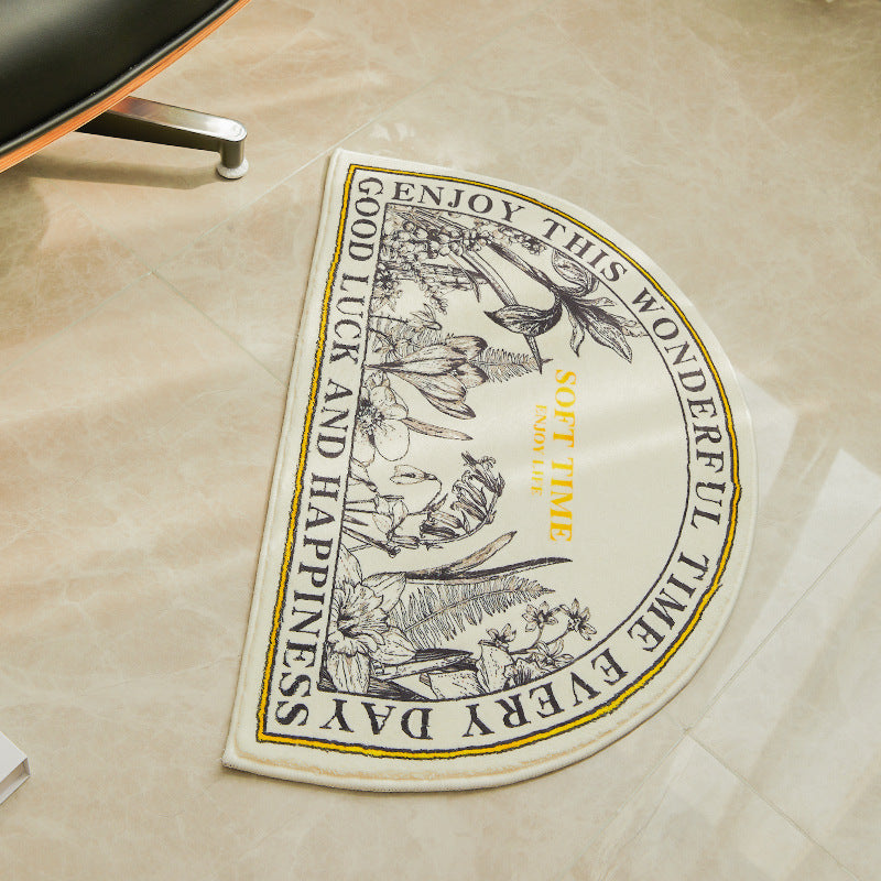 Decorative Botanical Bathroom Mat