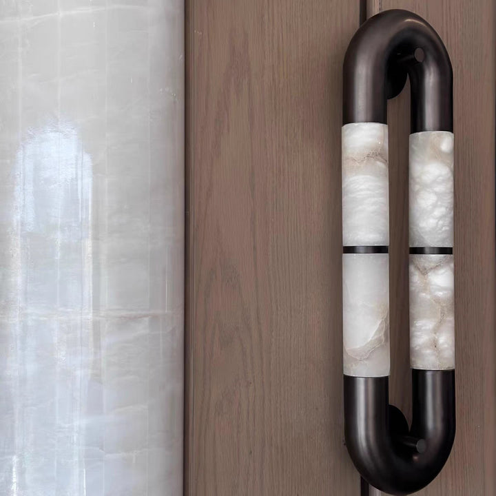 Contemporary Wall Sconce with Textured Design