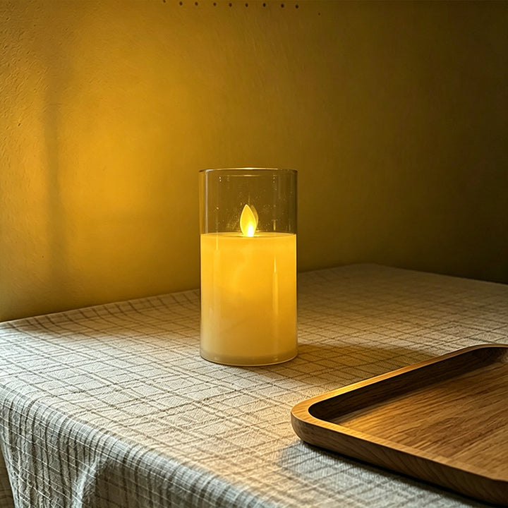 LED Scented Candle with Flame Effect Kalsten