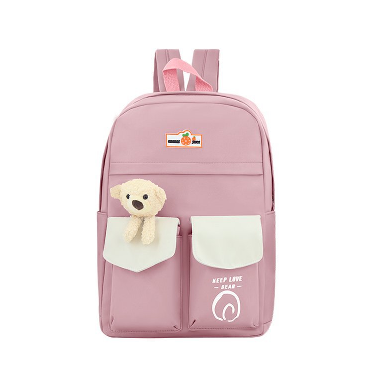 Cute Plush Bear-Themed School Backpack Kalsten
