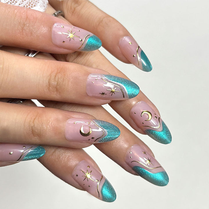 Premium Artistic Press-On Nail Set Kalsten