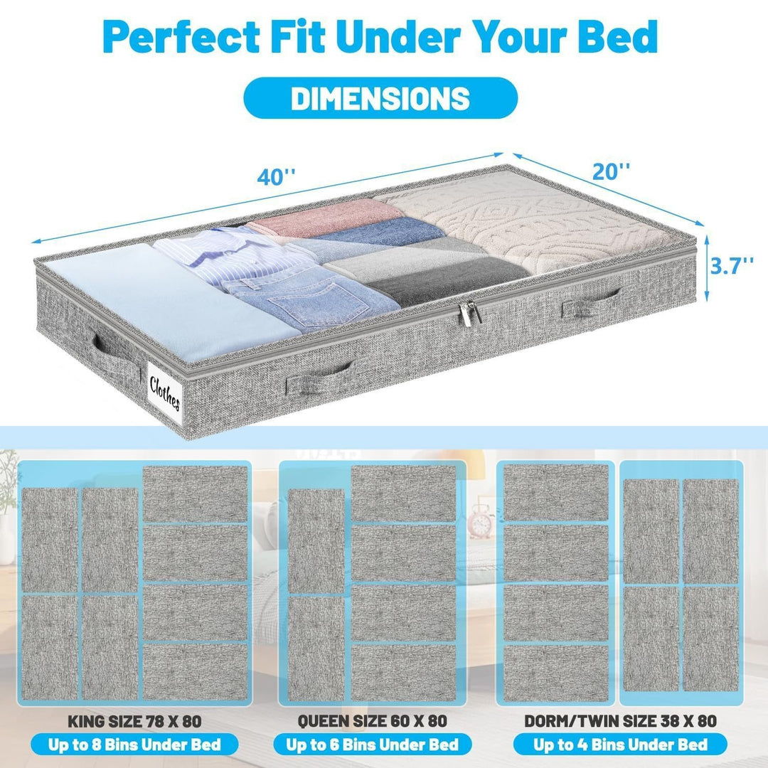 Large Capacity Under-Bed Storage Container