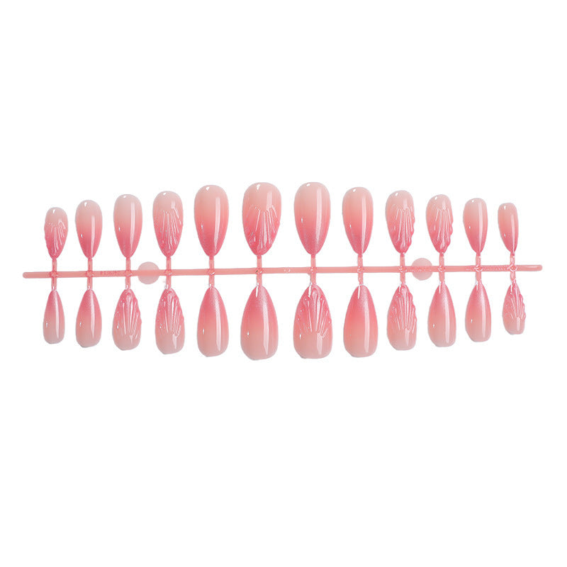 Artificial nail set with delicate ombre design Kalsten