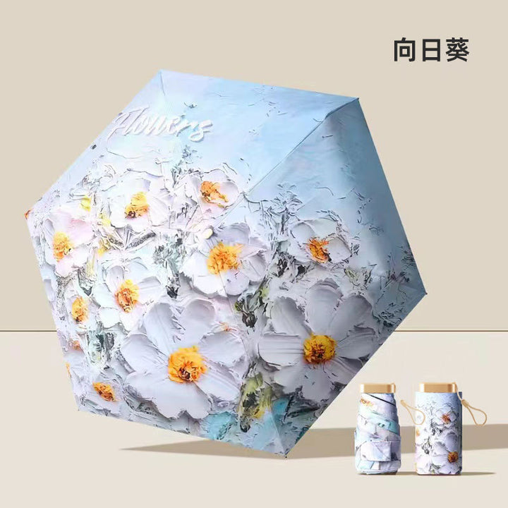 Women's UV Protection Folding Umbrella Kalsten