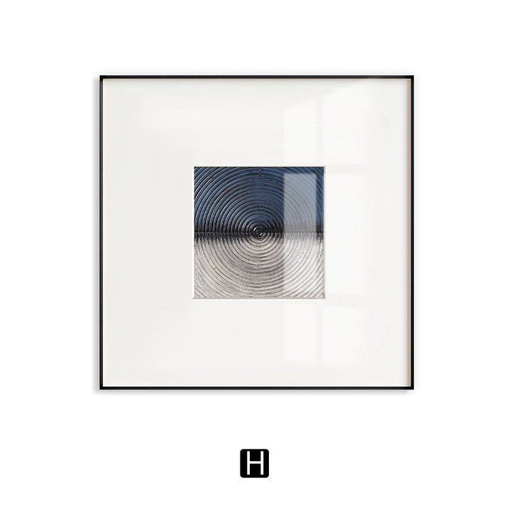 Framed Geometric Canvas Wall Art
