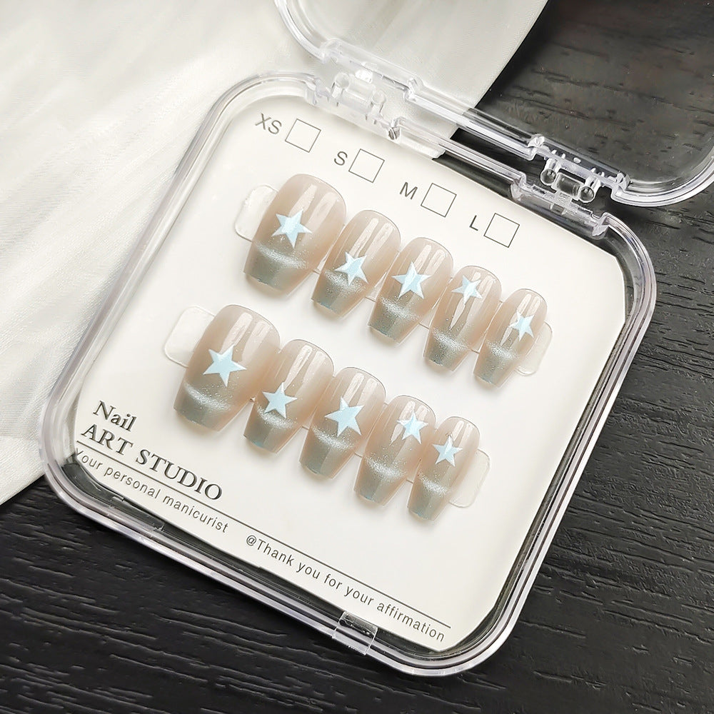 Artificial nails with Elegant Ombre Design Kalsten