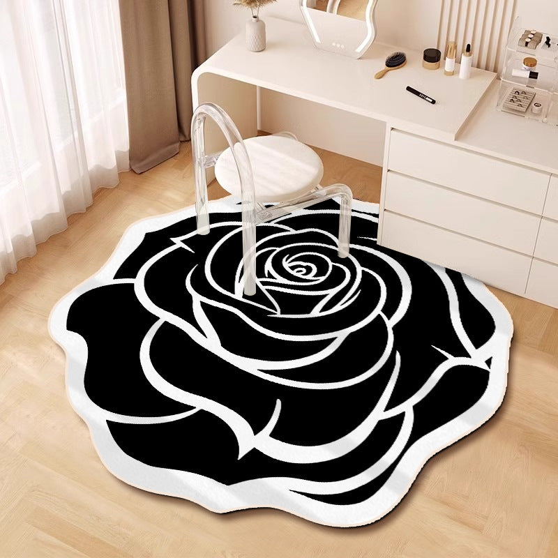 Floral-Shaped Area Rug