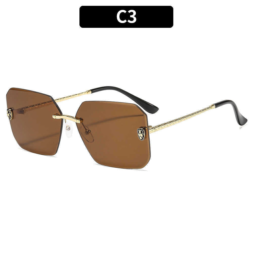 Chic Geometric Shield Sunglasses