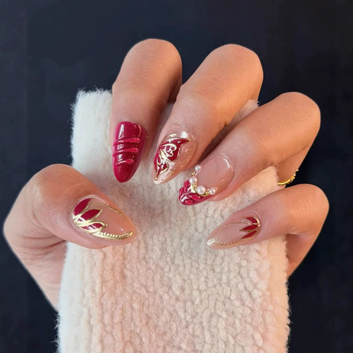 Elegant Press-On Nail Art Set  1790956123