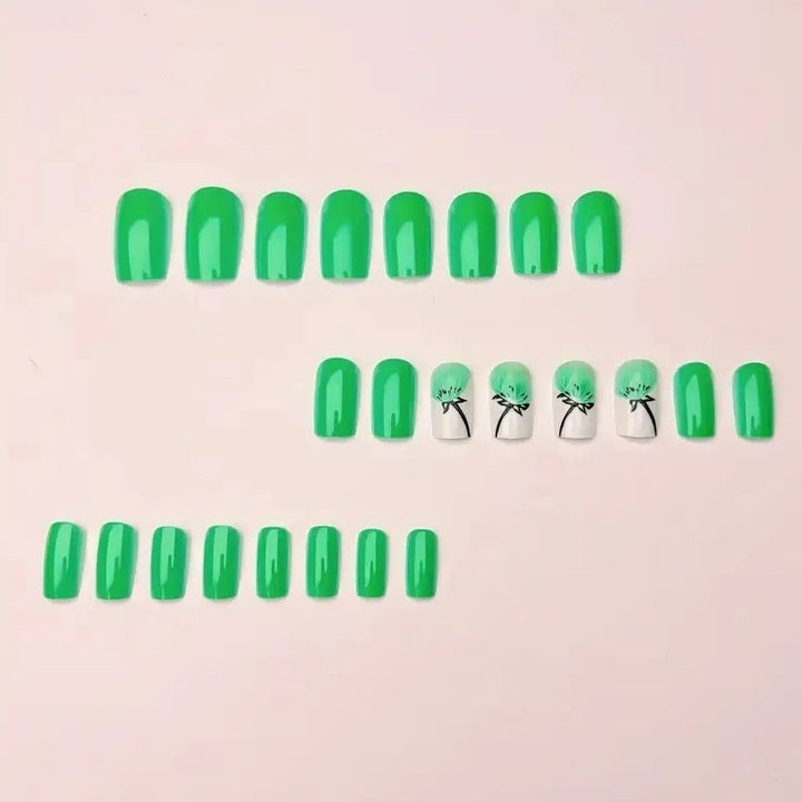 Elegant Botanical Nail Art Enhancements Kalsten