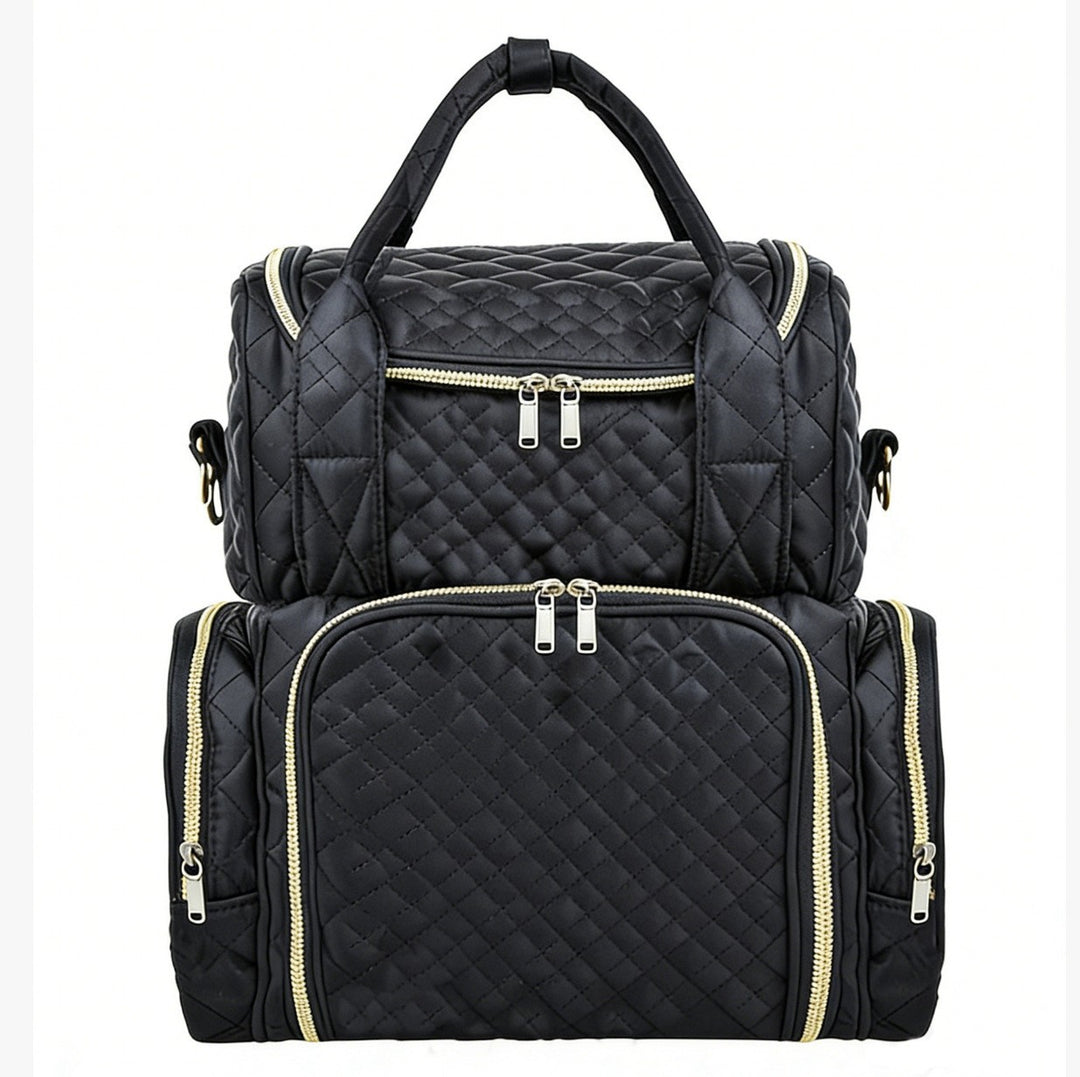Stylish Quilted Multi-Compartment Backpack Kalsten