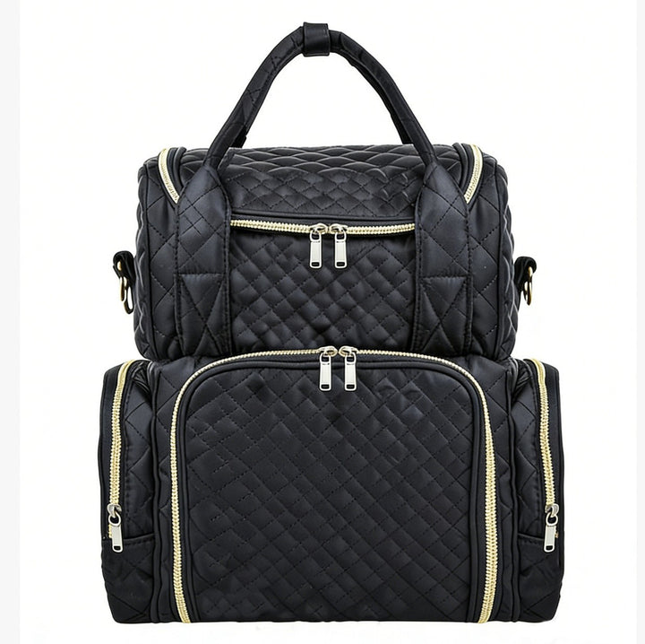 Stylish Quilted Multi-Compartment Backpack Kalsten