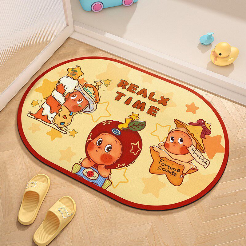Cute Cartoon Character Welcome Mat
