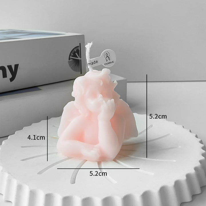 Unique Textured Sculpture Candle
