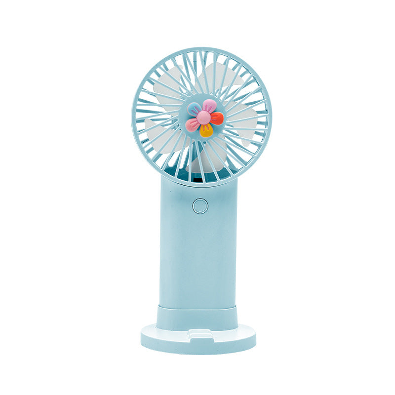 Ladies portable, creative hand fan with flower pattern Kalsten