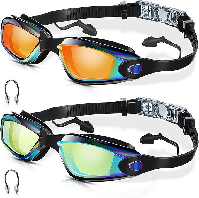 High-quality swimming goggles with anti-fog and UV protection technology Kalsten
