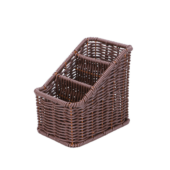 Multi-Compartment Woven Organizer Basket Kalsten