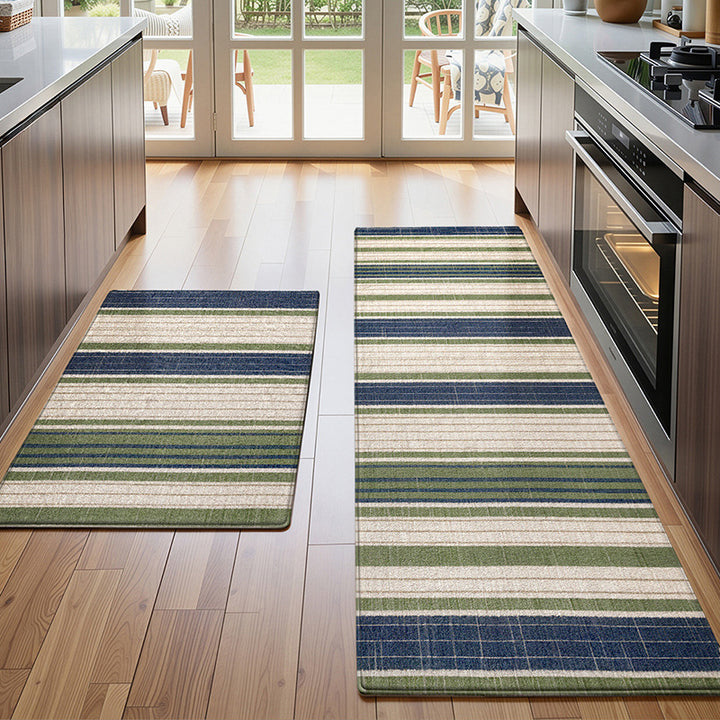 Textured Patterned Kitchen Runner Mat Kalsten
