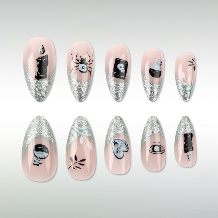 Gothic-Themed Nail Art Set Kalsten