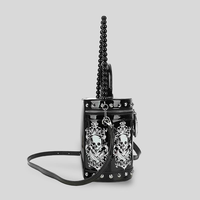 Statement Skull Print Handbag