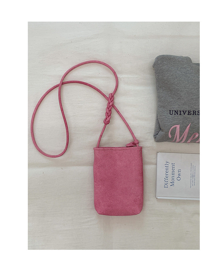 Fashionable shoulder bag with braided shoulder strap Kalsten
