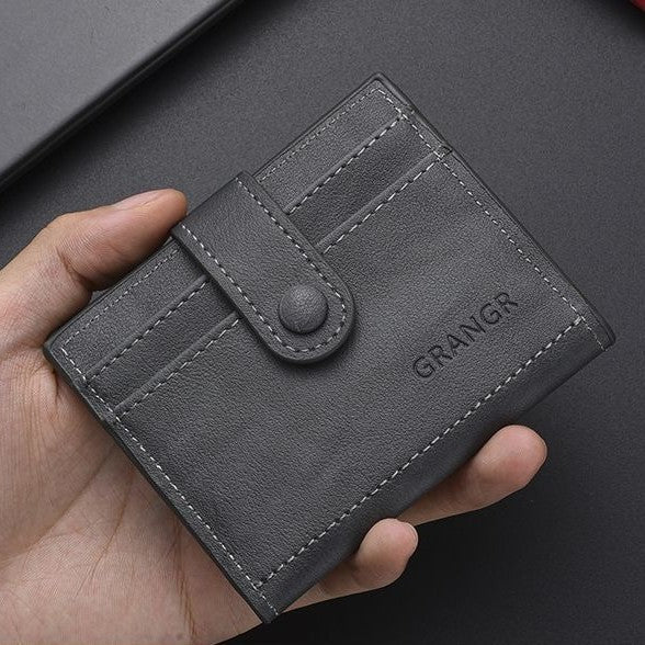 Sleek Leather Card Wallet