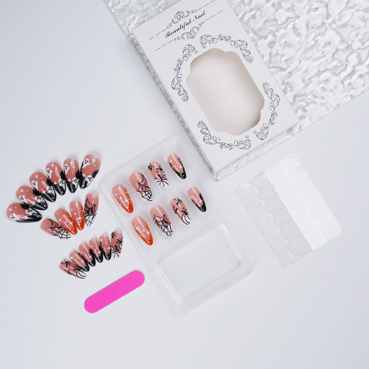 Halloween Artificial Nail Set with Creepy Designs Kalsten