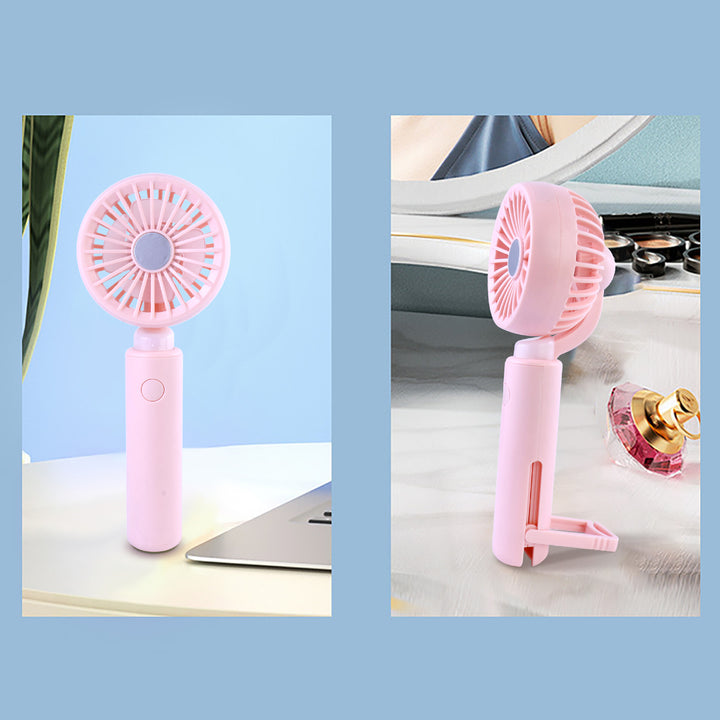 Women's portable USB mini handheld fan with adjustable speed Kalsten