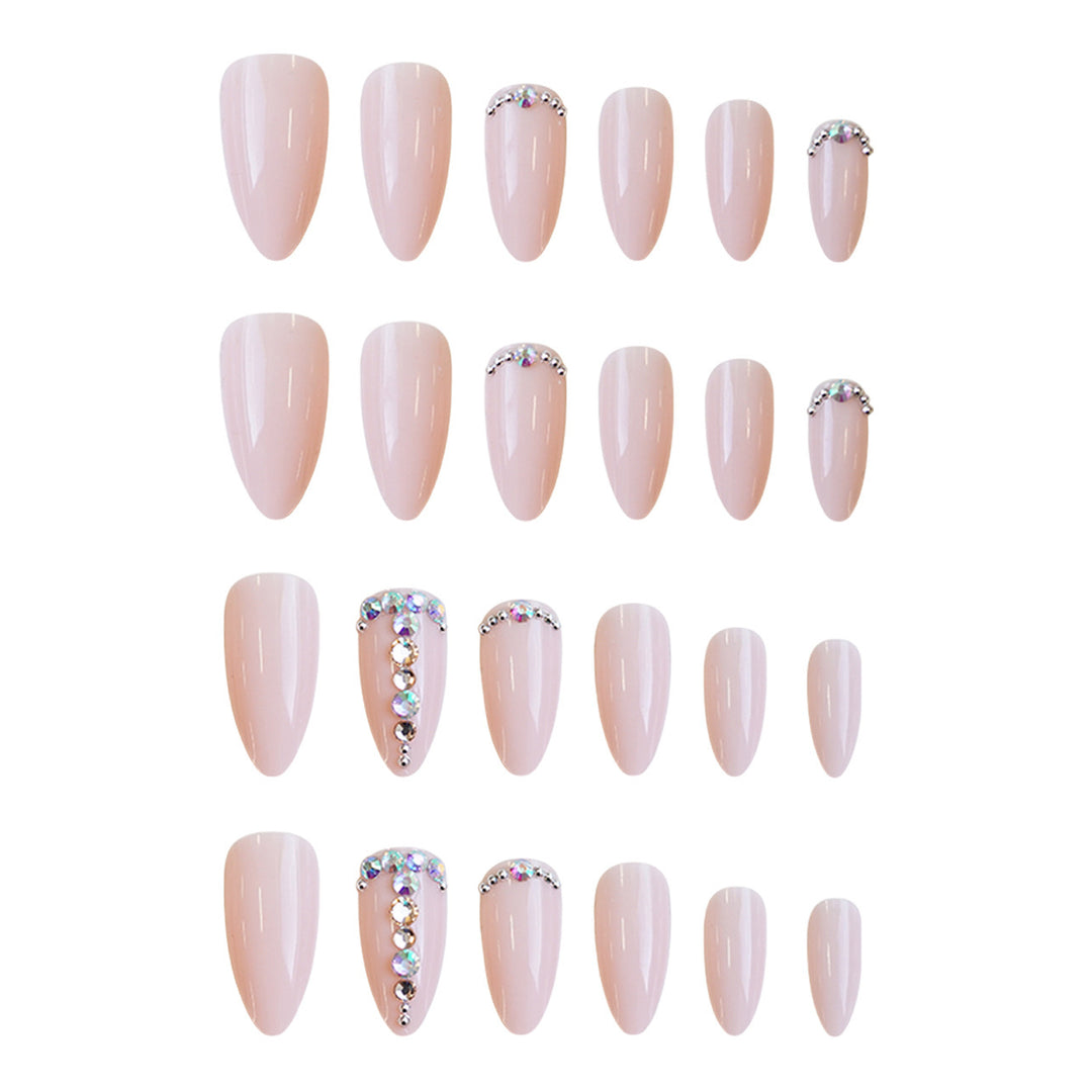 Nail set with elegant glitter accents Kalsten