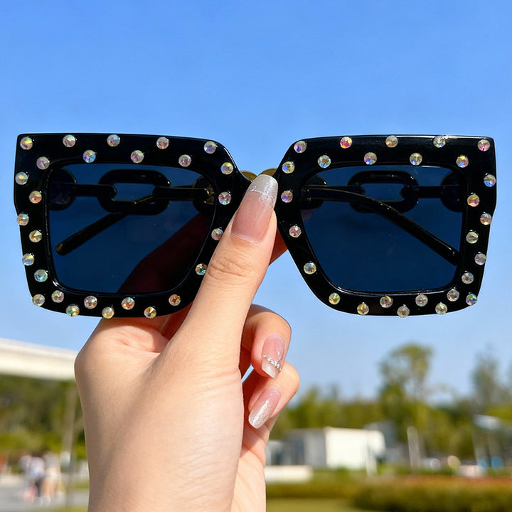 Decorative Pearl-Embellished Cat Eye Sunglasses Kalsten
