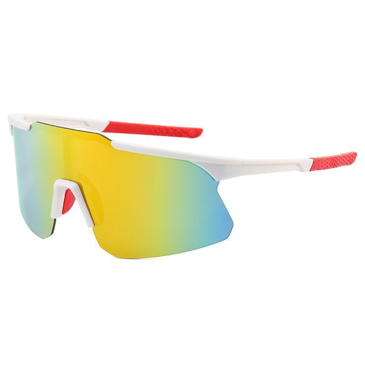 Unisex nan sporty performance sunglasses half rimless with polarized lenses and non-slip nose pad Kalsten