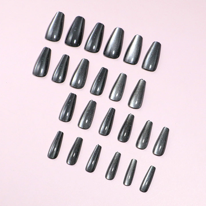 Glossy Stiletto Press-On Nail Art with Ombre Effect Kalsten