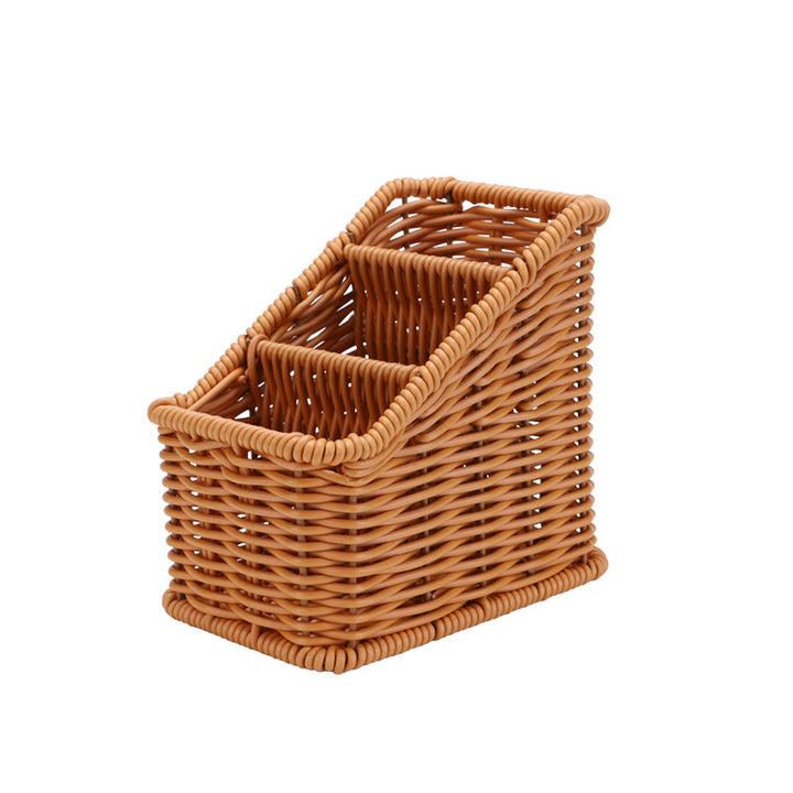 Multi-Compartment Woven Organizer Basket Kalsten