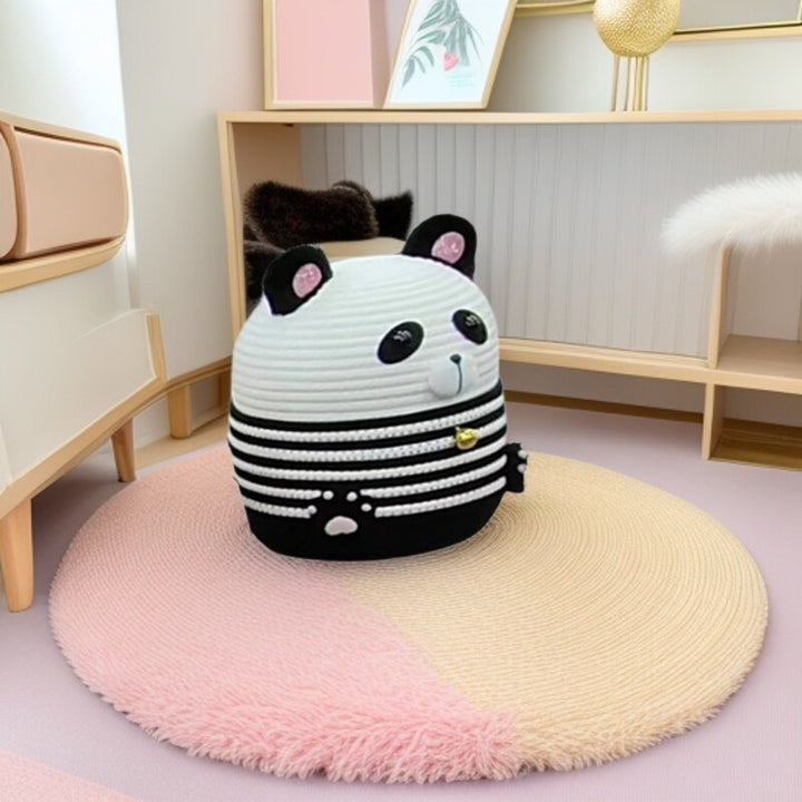 Funny Seat Pouf in Panda Design Kalsten