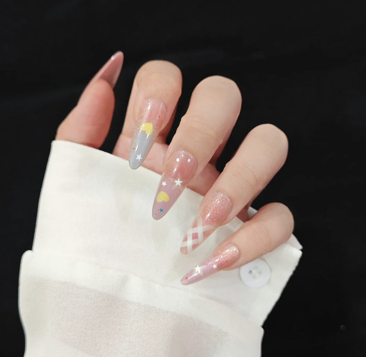 Cute Bear-Themed Press-On Nail Set Kalsten