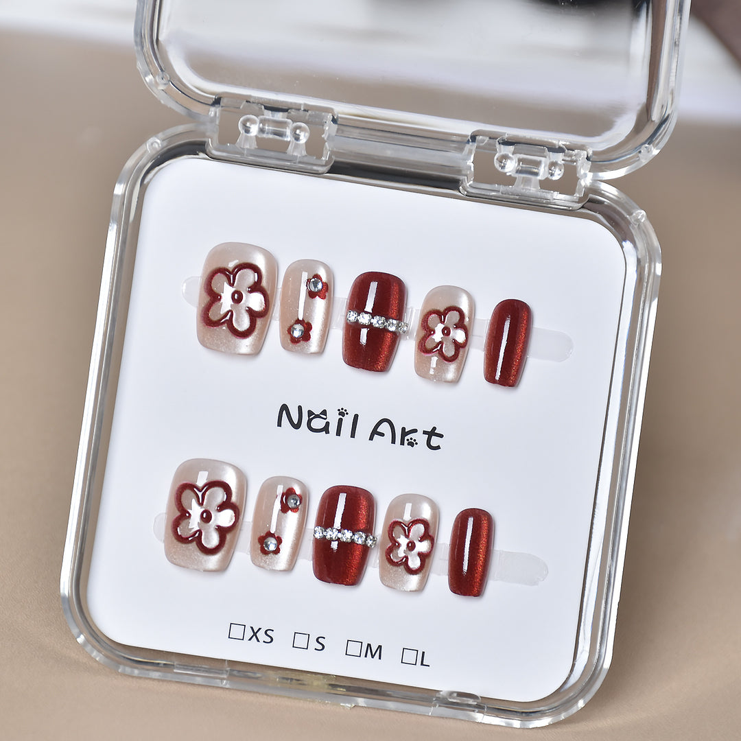 Premium Glamorous Press-On Nail Extensions Kalsten