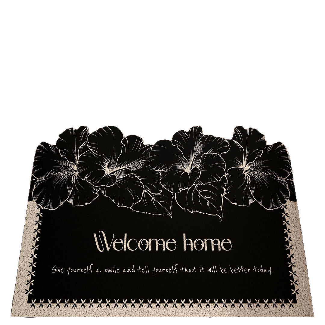 Floral Welcome Mat
