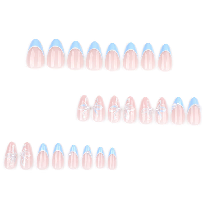 Elegant artificial nails with floral accents and glamorous design Kalsten