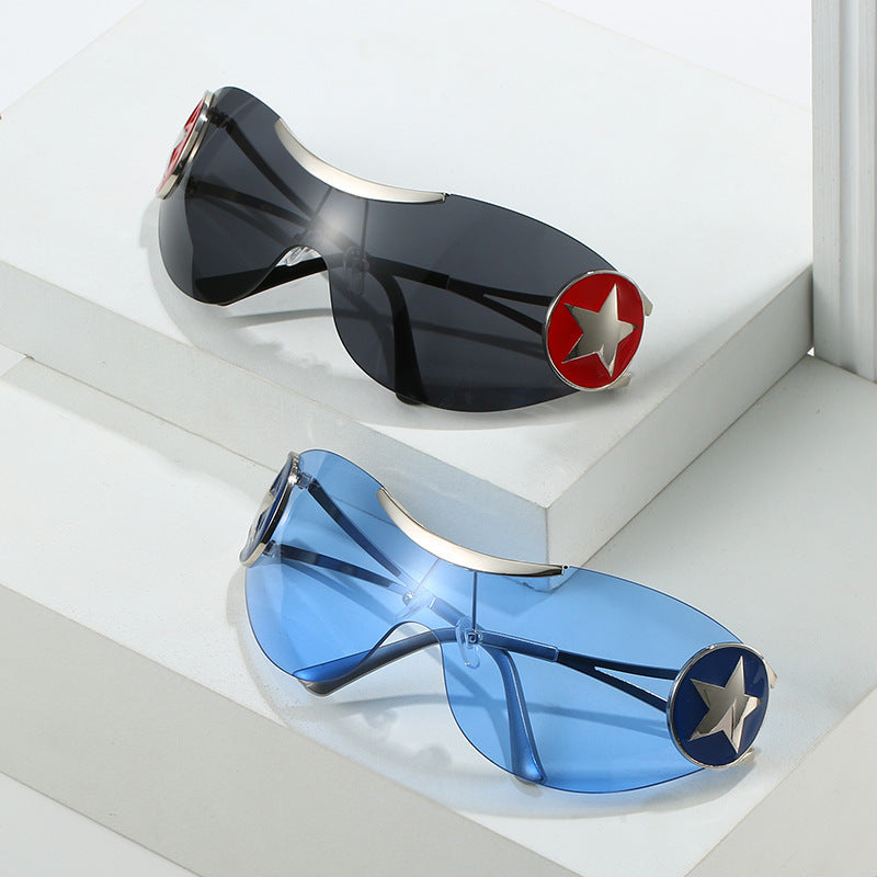 Futuristic Visor Shield Sunglasses Kalsten