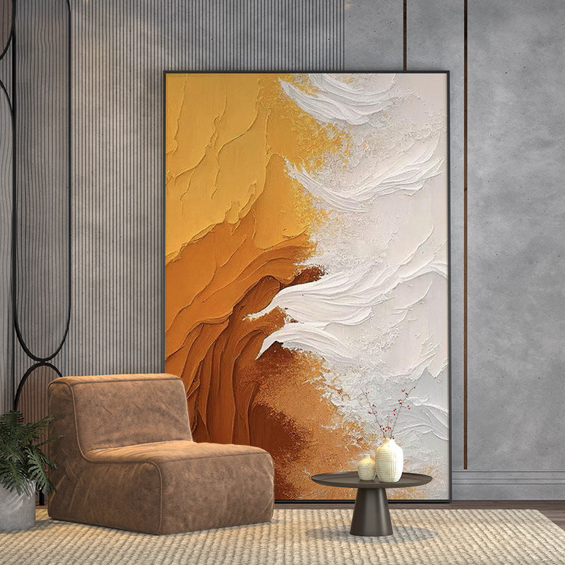 Textured Abstract Canvas Artwork for Home