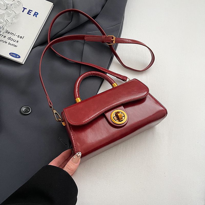 Elegant Structured Satchel Kalsten