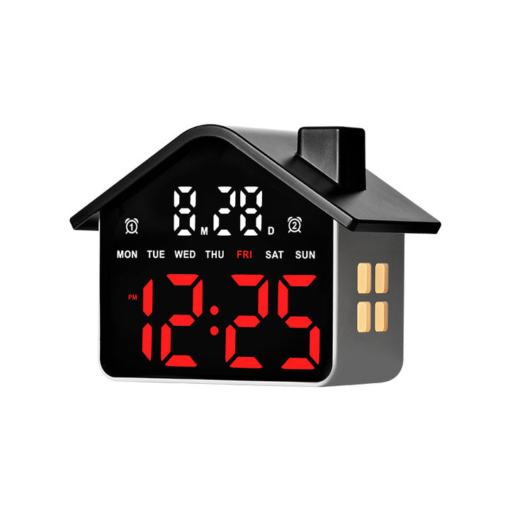 Digital Alarm Clock in Creative House Design Kalsten