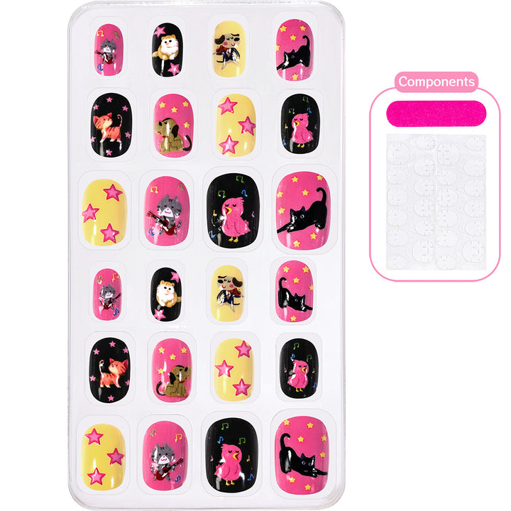 Creative Cartoon-Themed Press-On Nail Collection Kalsten