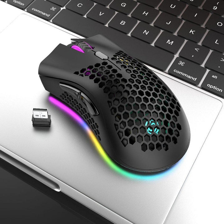 Ergonomic Gaming Mouse with Fast-Response Sensor System and Rgb Lighting Kalsten