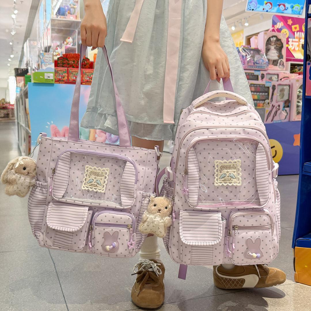 Playful Bunny Ear School Backpack Kalsten