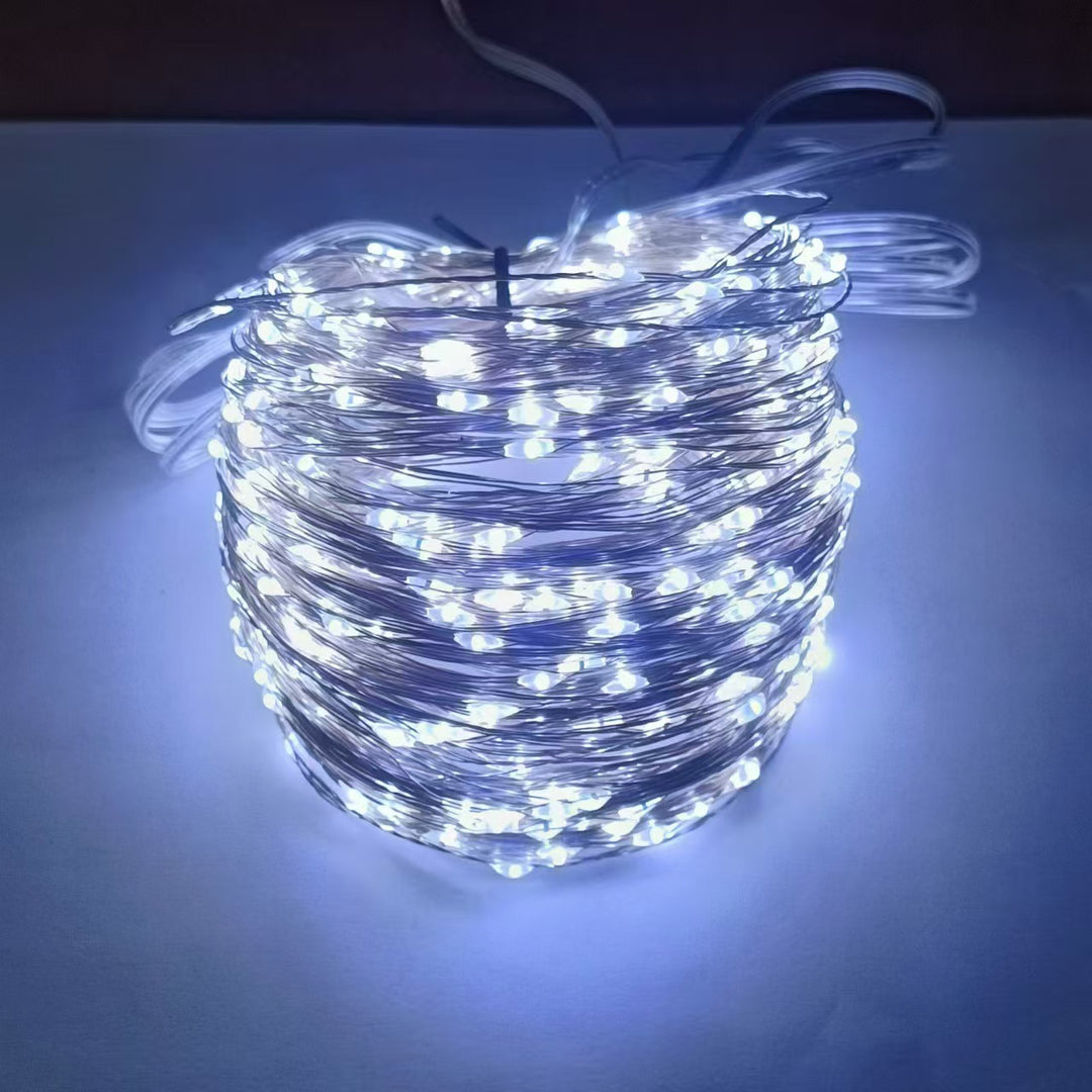 Solar Copper Wire Fairy String Lights With Dual Stake Panels Kalsten