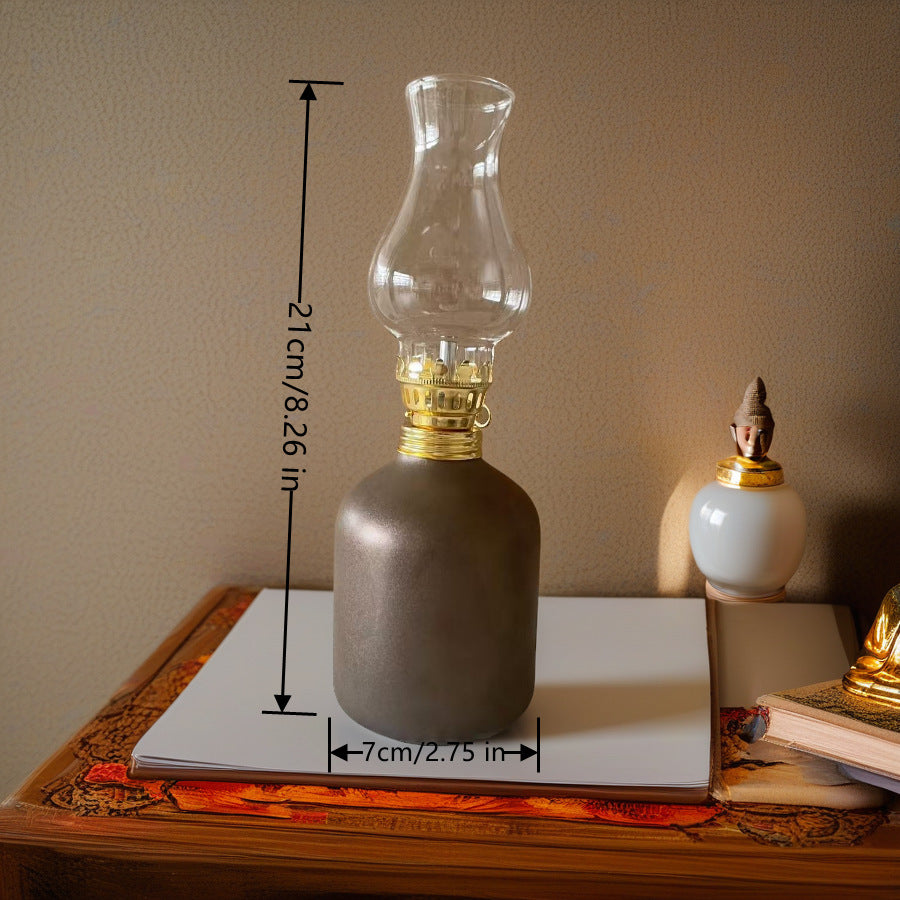 Home Decor Rustic Oil Lamp Kalsten