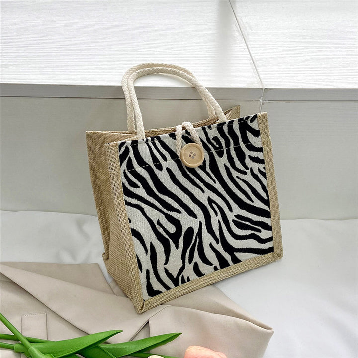Stylish Houndstooth Pattern Tote Bag